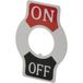 TRU COMPONENTS 1587661 TC-Indicator Plate ON/OFF Etiket Opdrukmotief OFF/ON 1 pièce(s)