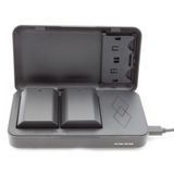 ChiliPower Powercase pour Sony NP-FZ100 - Chargeur double, batterie externe et étui de rangement en 1