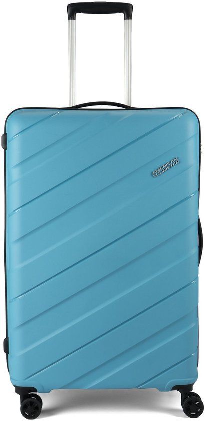 American Tourister Jetdriver 3.0 4 wielen Trolley 77 cm - Harde bagage - TSA slot - light blue