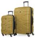 HAUPTSTADTKOFFER X-Kölln - Set de 2 trolleys extensibles, coque rigide robuste en ABS, bagage à main + bagage enregistré, TSA, (S & L), Or d'automne