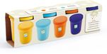Djeco 4 tubs of play dough, Plain