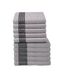 Italian Bed Linen 10 stuks spons kate, zwart, 50 x 100 cm