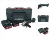 Metabo W 18 L 9-125 accu haakse slijper 18 V 125 mm + 2x accu 8,0 Ah + oplader + metaBOX