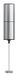 WOOX MX0240 Mousseur à lait électrique portable Argent