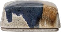 Bloomingville Botervloot aardewerk grijs Jules 14cm