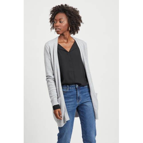 VILA VIRIL - Vest - grijs