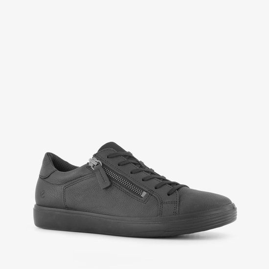 ECCO Classic leren dames sneakers zwart - Maat 36 - Uitneembare zool