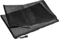 E-Ambar - Sacs en maille avec fermeture éclair pour accessoires de voyage en noir - Lot de 6 avec pochettes de rangement - Format A4