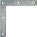 pgb-Europe FG | Platte winkelhaak 90° 10x30x30 Zn | 100 st