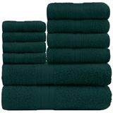 GC GAVENO CAVAILIA Set van 10 zachte badhanddoeken, hoogwaardige waterabsorberende handdoeken, 4 gezichtshanddoeken, 4 handen, 2 wasbare badhanddoeken, 450 g/m²