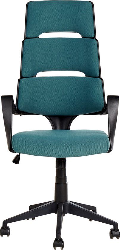 GRANDIOSE Bureaustoel - Blauw - Polyester - Kunststof - Draaibaar