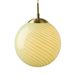 Halo Design Suspension CANDY BALL, olive/laiton vieilli, Ø 25 cm