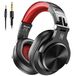 OneOdio Hoofdtelefoon over-ear, DJ-hoofdtelefoon met kabel, professioneel gesloten studio, hifi-hoofdtelefoon met Share Port voor e-drum, piano, gitaar, AMP opname-monitoring - Rood