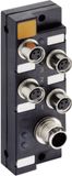 Lumberg Automation ASBSM 4/LED 3 65305 Boîtier de capteur/actionneur passif M8 avec filetage métallique 1 pièce
