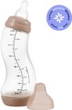 Difrax Babyfles Natural - 250 ml - Koffiebruin - Anti Koliek