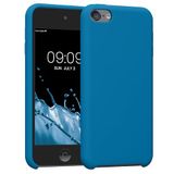kwmobile hoes geschikt voor Apple iPod Touch 6G / 7G (6de en 7de generatie) - Beschermhoes voor mediaspeler - Backcover in Caribisch blauw