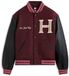 Tommy Hilfiger Heren Bomberjack Bordeaux Wol/Polyamide Maat L