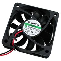 Ventilator Sunon MF60151V11000UA99 Ventilator 12 V DC, 1,53 W, 60 x 60 x 15 mm, 44,8 m³/h 4700 U/min