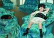 DToys Puzzle Mary Cassatt : Little Girl in a Blue Armchair - 1000 pièces