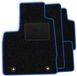 MOLTICO Volvo Set velours vloermatten geschikt voor Volvo XC70 II 2007-2016 - blauwe afwerking
