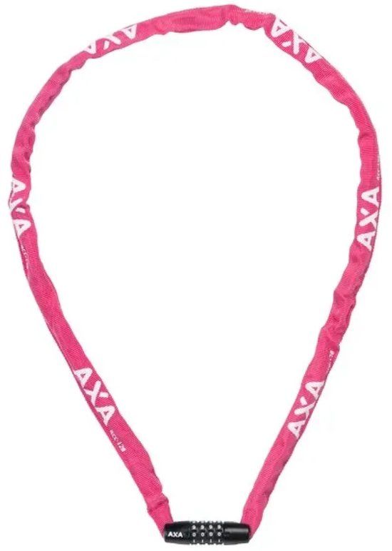 AXA Rigid RCC 120 Kettingslot - Roze - 120cm - Kinderfiets