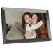 KODAK Digitale fotolijst, wifi, 15,6 inch, HD IPS-touchscreen, elektronische fotolijst met 32 GB geheugen, automatische beeldrotatie, delen van foto's of video's overal via app, zwart
