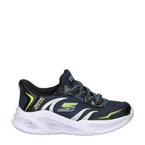 Skechers Hands Free Slip-In S-Lights sneakers met lichtjes donkerblauw