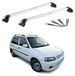 Aurilis Mazda Draagbalken, basissteunen voor Mazda Demio DW, bouwjaar 1998-2002, draagvermogen 100 kg, aluminium, grijs, 2 stuks