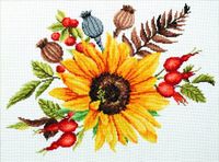 Needleart World 440.095 No Count Cross stitch Autumn Bouquet