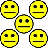 2DOBOARD Gele Smiley Magneten - 5 cm - 5 stuks
