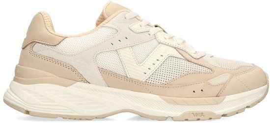 Van Lier - Beige nubuck sneakers - Maat 46