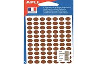 APLI 102220 - verpakking met 462 tabletten, bruin, diameter 8 mm