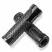 7/8 Ninja 7/8" 22mm CNC Aluminium Motorfiets Stuur Grips Zwart