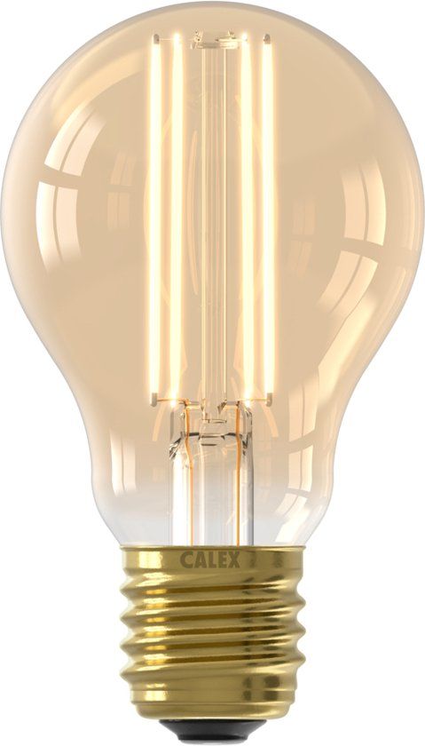 Calex LED lamp E27 Peer - 4.5W - 470lm - 2100K - Dimbaar - Transparant