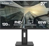 Nilox MONITOR 27 IPS 120 HZ FHD computer monitor 68,6 cm (27") 1920 x 1080 Pixels Full HD LCD Zwart