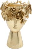 Kare Design Vaas Flowercrown Goud 20cm