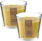 Atmosphera geurkaars - 3x - 500g - citrus/citronella geur - 40 branduren - zomer geur