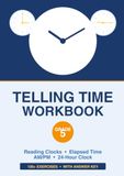 Telling Time Workbook for Grade 5: Reading Clocks, Elapsed Time, and AM/PM Practice with 100+ Exercises and Answer Key