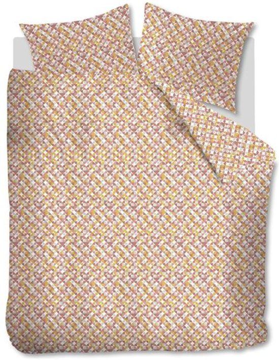 Beddinghouse Retro Grid Dekbedovertrek Lits-jumeaux 240x200/220 cm + 2 kussenslopen 60x70 cm - Rood