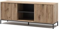 Vicco Eliza meuble bas – 150 x 60 cm avec 2 portes Chêne Viking