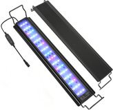 Merkloos / Sans marque Bol 18W LED aquarium met timer schelpdieren decoratie waterdicht - Geschikt voor aquaria van 45-70cm - Aquarium led RGB verlichting - Drie verlichtingsmodi- Ingebouwde timerregelaar- Schaalbare beugel