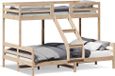 Prolenta Maison Exclusive - Bed met verhoging, 80 x 200/140 x 200 cm, gemaakt van massief grenenhout