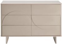 Vente-unique Ladekast 6 lades - Beige - DELORINA
