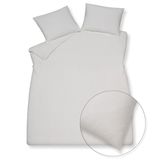 Vandyck Dekbedovertrek PURE 66 cotton hemp light stone 1-persoons (140x200/220 )
