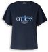 Tom Tailor Loose Fit Scuba T-shirt met Print Sky Captain Blue