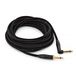 Gear4music 6.35mm TS Jack - 6.35mm TS Jack Braided Right Angled Pro Cable, 9m