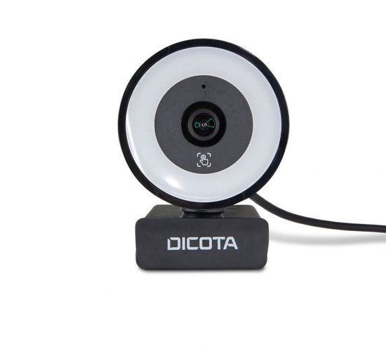 Dicota D32066 webcam 5 MP 2592 x 1944 Pixels USB 2.0 Zwart