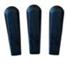 MSV 100196 Deurstopper, kunststof, zwart, 12 x 3 x 5 cm, 3 stuks