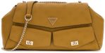 GUESS Blake Convertible Crossbody Flap Topaz Logo moutarde sac bandoulière