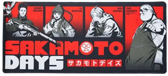 Sakamoto Days Characters Unisex Bureaumat - meerkleurig - Standard